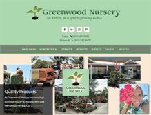 Tablet Screenshot of greenwoodnurserymn.com